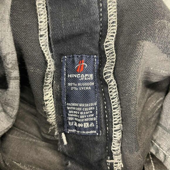 Hincapie Jeans Women 8 R Bootcut Dark Wash Stretch Denim Embroidered Western NWT - Picture 7 of 13